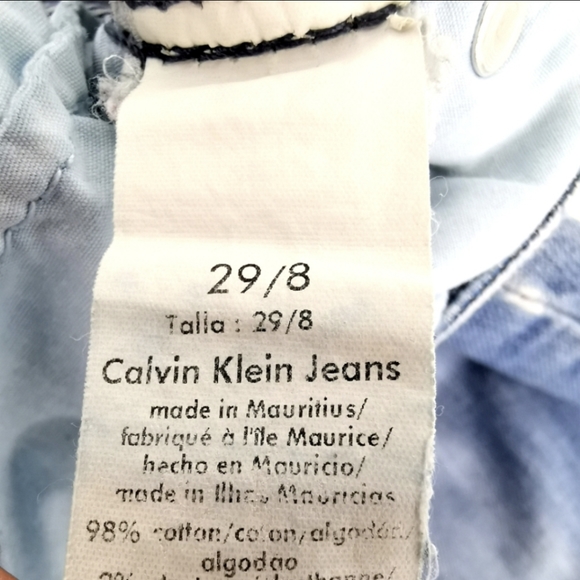 SOLD Women's Calvin Klein Straight Leg Jeans 8 long - Picture 8 of 9